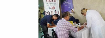 Imagem: Servidor Alberto Amâncio faz exames de prevenção