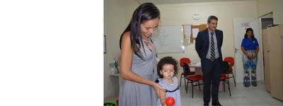 Juiz Federal Aloysio Cavalcanti Lima durante visita a uma das instituições contempladas, Pestalozzi Imagem: Juiz Federal Aloysio Cavalcanti Lima durante visita a uma das instituições contempladas, Pestalozzi