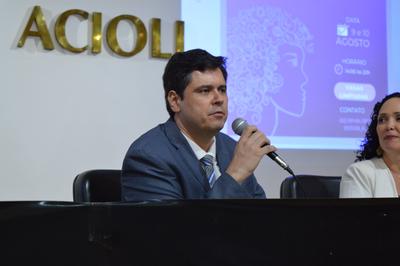 Juiz federal André Granja ressaltou o apoio da JFAL para iniciativas em defesa das mulheres Imagem: Juiz federal André Granja ressaltou o apoio da JFAL para iniciativas em defesa das mulheres