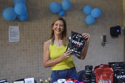Andréa Núbia apresentou alimentos saudáveis Imagem: Andréa Núbia apresentou alimentos saudáveis