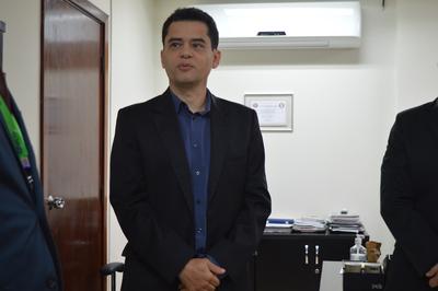 Juiz federal André Monteiro conversou com os estudantes Imagem: Juiz federal André Monteiro conversou com os estudantes