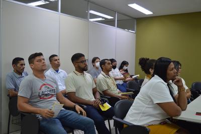 Ação reuniu servidores, terceirizados da JFAL e estagiários de psicologia Imagem: Ação reuniu servidores, terceirizados da JFAL e estagiários de psicologia