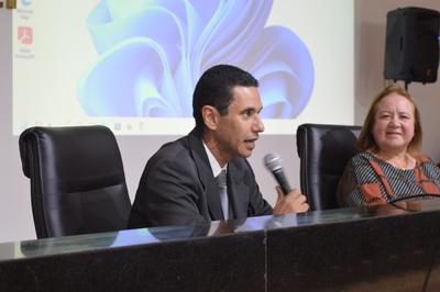 Juiz federal Felini Wanderley fez a abertura oficial do evento Imagem: Juiz federal Felini Wanderley fez a abertura oficial do evento