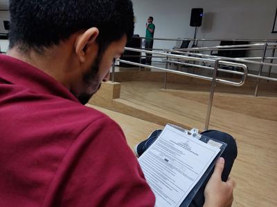 Candidatos aprovaram o nível da prova para estágio Imagem: Candidatos aprovaram o nível da prova para estágio