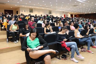 Primeira fase contou com questões de múltipla escolha e uma questão discursiva Imagem: Primeira fase contou com questões de múltipla escolha e uma questão discursiva
