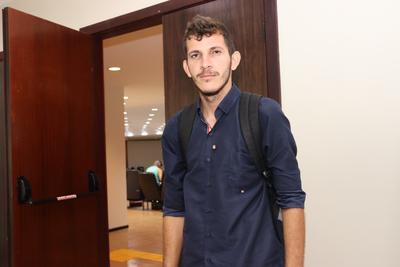 Aluno de Ciências Contábeis, João Pedro achou a prova boa Imagem: Aluno de Ciências Contábeis, João Pedro achou a prova boa