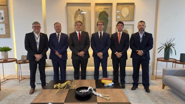 Imagem: Foco da visita institucional foi o de conhecer os protocolos de proteção automatizados, aplicados pela JFPB