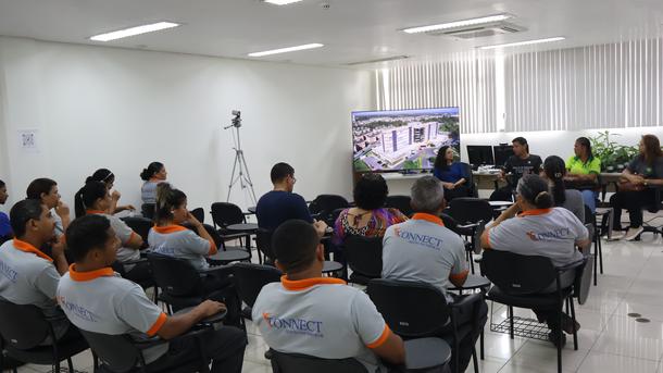 Imagem: Roda de conversa sobre descarte correto de resíduos sólidos foi uma das primeiras iniciativas na Semana do Meio Ambiente na JFAL
