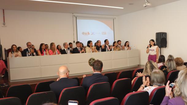 Imagem: Programação na sede da OAB Histórica reuniu a Advocacia com o objetivo de fortalecer a rede de proteção às mulheres contra a violência